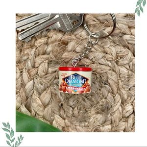 Smokehouse Almonds Keychain | Handmade | Mini Brands | Quirky | Fun | NWOT